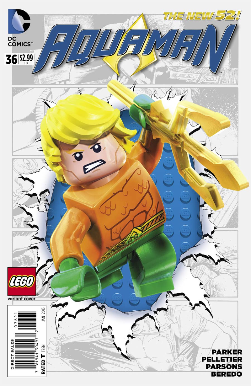 Illustration for article titled Week four of DC Comics Lego variant covers